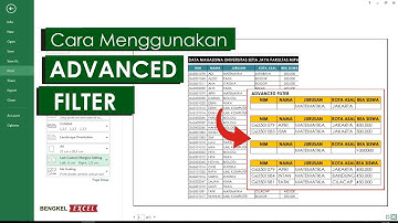 Cara Menggunakan Advanced Filter di eXcel