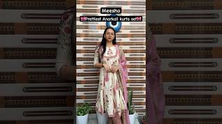 Cotton Anarkali suit haul| Meesho kurta set haul|#anarkali#kurtaset#meeshohaul#youtubeshorts#viral