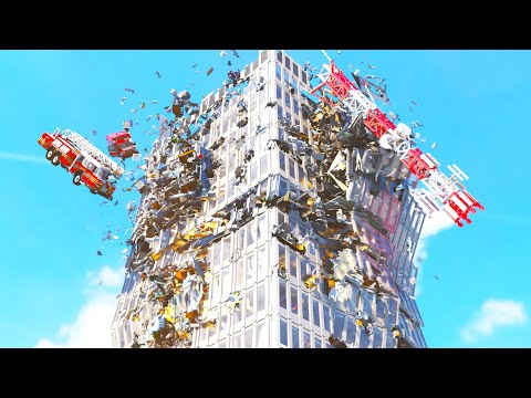 Realistic DYNAMIC OFFICE Destruction ► Teardown