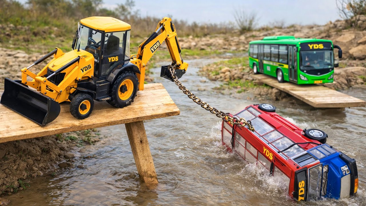 Jcb,tata truck funny cartoon video 