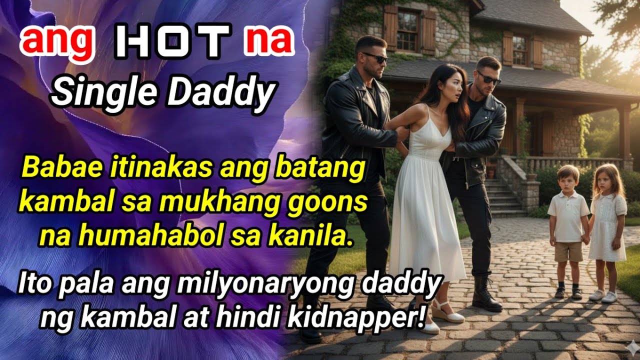 Babae tinakas ang kambal sa mga GOONS na humahabol sa kanila. Ito pla ang milyoryong DADDY ng kambal