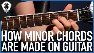 How Minor Chords Are Made On The Guitar   Guitar Theory Lesson