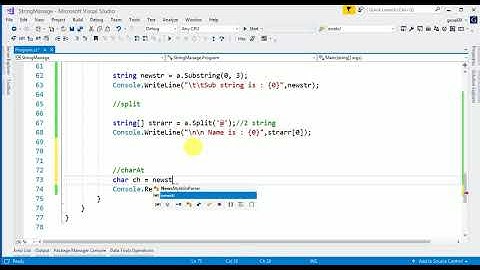 String Manipulate in C#