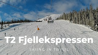 Views from T2 Fjellekspressen - Skiing in Trysil, Episode 3