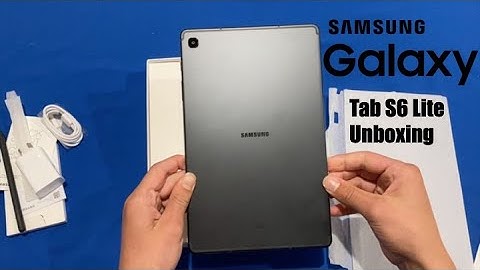 Samsung Galaxy Tab S6 Lite Unboxing