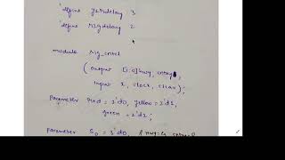 traffic controller using verilog