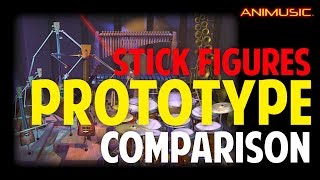 Stick Figures Prototype Comparison - ANIMUSIC