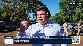 Nota con Papu Espinola - Candidato a intendente de campo 9