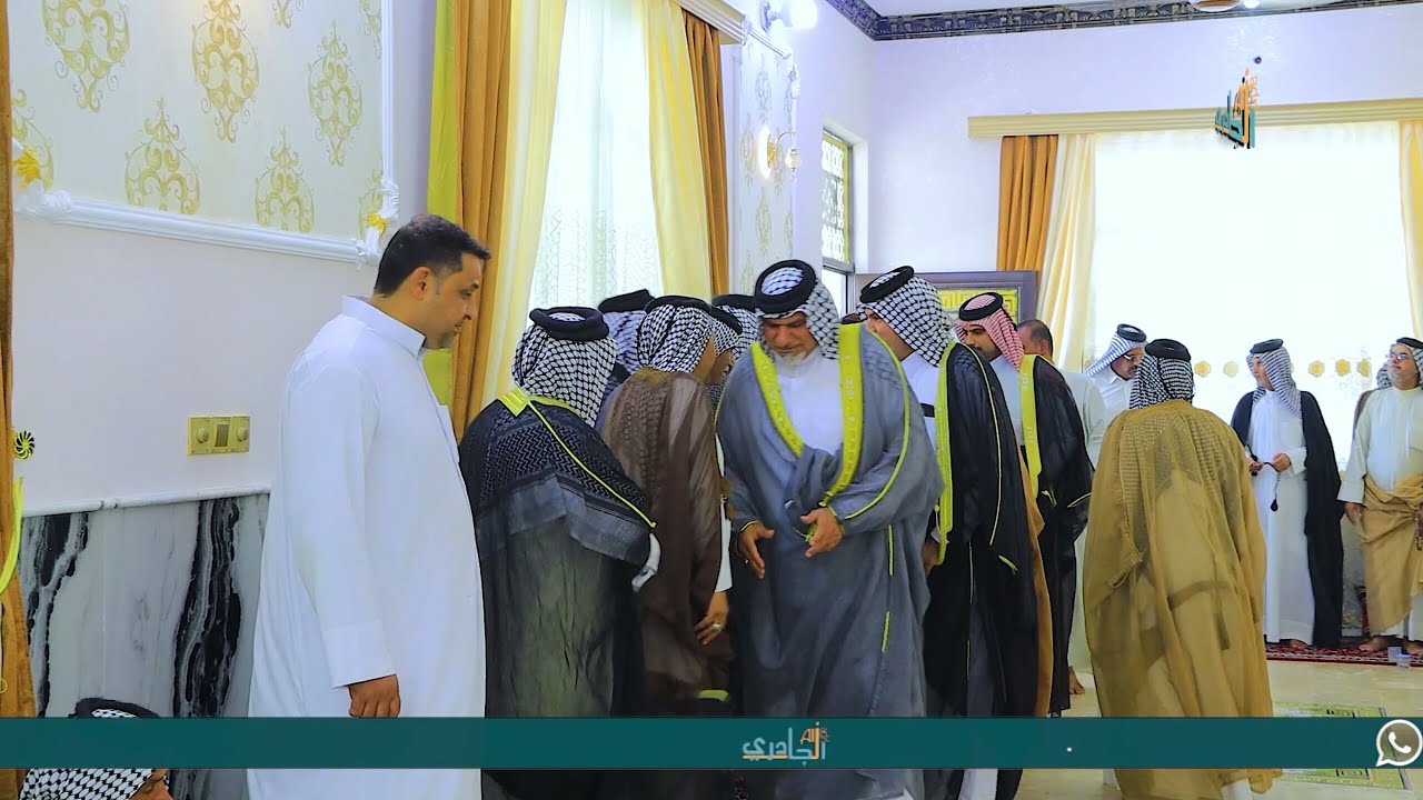 افتتاح مضيف بيت  فضيل ال اسعيد المرشدي بحضور اولاد عمومته والشيوخ الأفاضل( قلعه سكر )