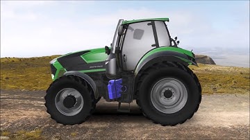 SAME DEUTZ-FAHR thermal simulation using Exa PowerFLOW and PowerTHERM