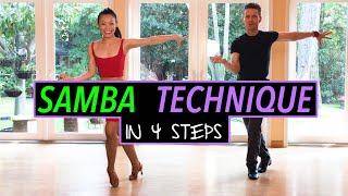 Samba Whisk - Basic step in 4 steps - PLUS Arm Styling - Dance Insanity