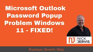 How To Fix Microsoft Outlook Password Popup Problem Windows 11