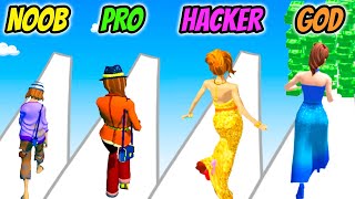 Money Runner - NOOB vs PRO vs HACKER vs GOD screenshot 5