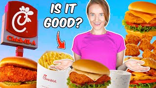 I TRIED CHICKFILA FOR THE FIRST TIME (German Eats American Fast Food)