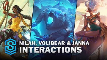 Volibear, Janna and Nilah Special Interactions | Legends of Runeterra