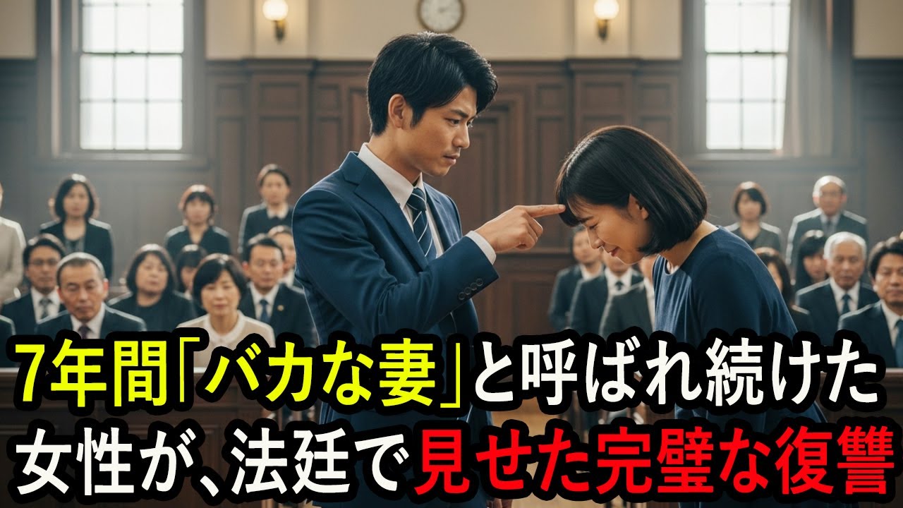 7年間「バカな妻」と呼ばれ続けた女性が、法廷で見せた完璧な復讐