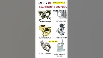 SCAFFOLDING COUPLERS.#hse #electrical #safety #tools #education #safety #clamp #coupler#scaffold#omg