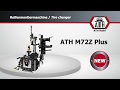 Reifenmontiermaschine ATH M72Z Plus / Tire changer ATH M72Z Plus