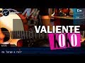 Cómo tocar "Valiente" de Koko en Guitarra Acústica (HD) Tutorial Completo - Christianvib