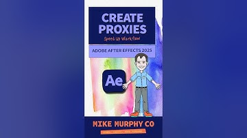How To Create Proxies in After Effects