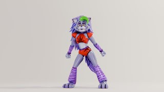 Roxanne Wolf - Dance - Blender Animation Wip