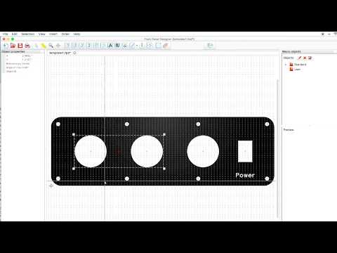 Ordering from Front Panel Express with a template file.