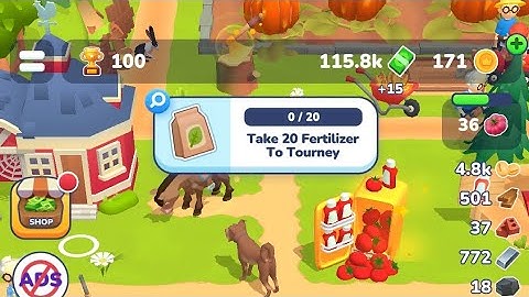 Take 20 Fertilizer to Tourney Field | Little Farm Story Idle Tycoon Gameplay Walkthrough