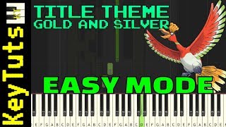 Learn to Play Title Theme from Pokemon Gold and Silver - Easy Mode