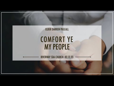 'Comfort Ye My People' - Darren Pascall