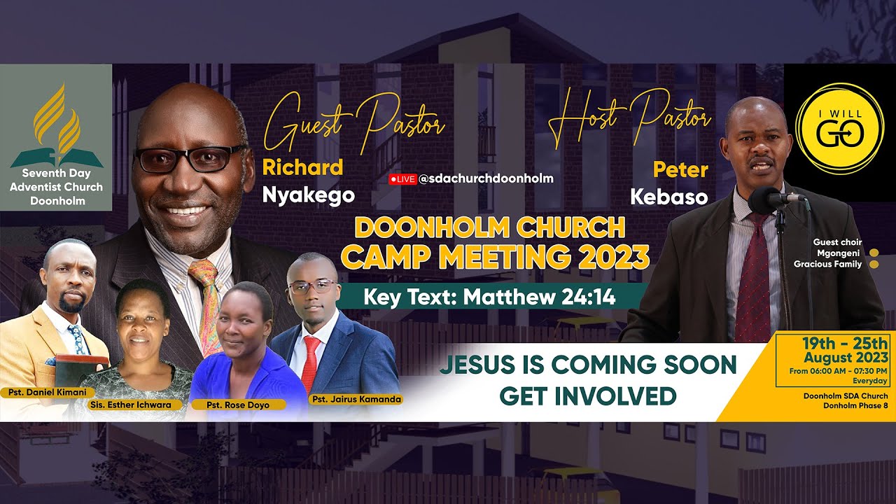 DAY 1 MORNING DEVOTION: DOONHOLM SDA CHURCH CAMP MEETING 2023 - YouTube