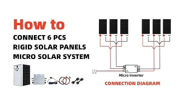 6 PCS Solar Panels Parallel configuration