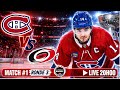 🔴 En Direct : Canadiens vs Hurricanes | Séries LNH 2026 Match # 1 Ronde 3