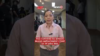 Senado, nag-convene na bilang impeachment court sa VP Sara trial
