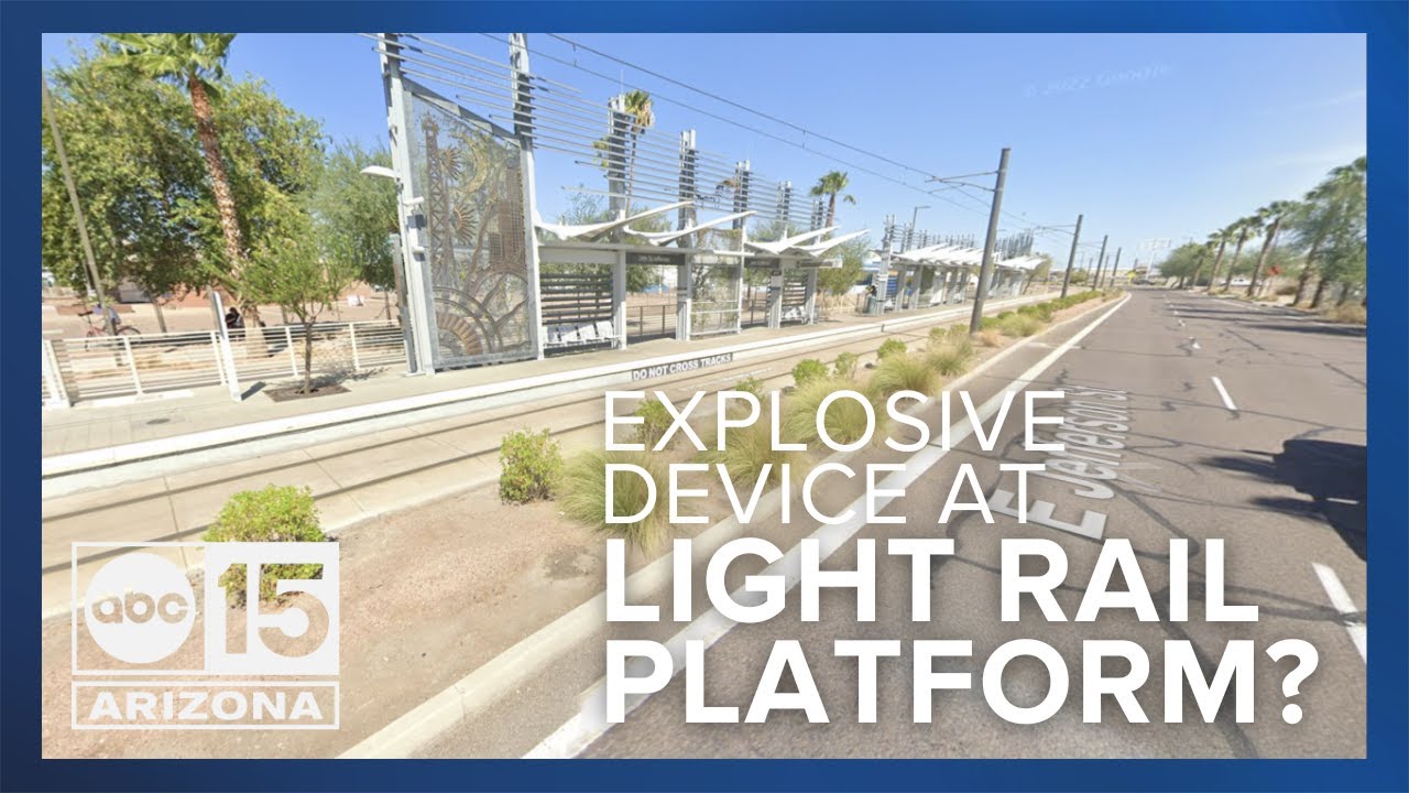 Man accused of leaving explosive device on Valley Metro light rail platform