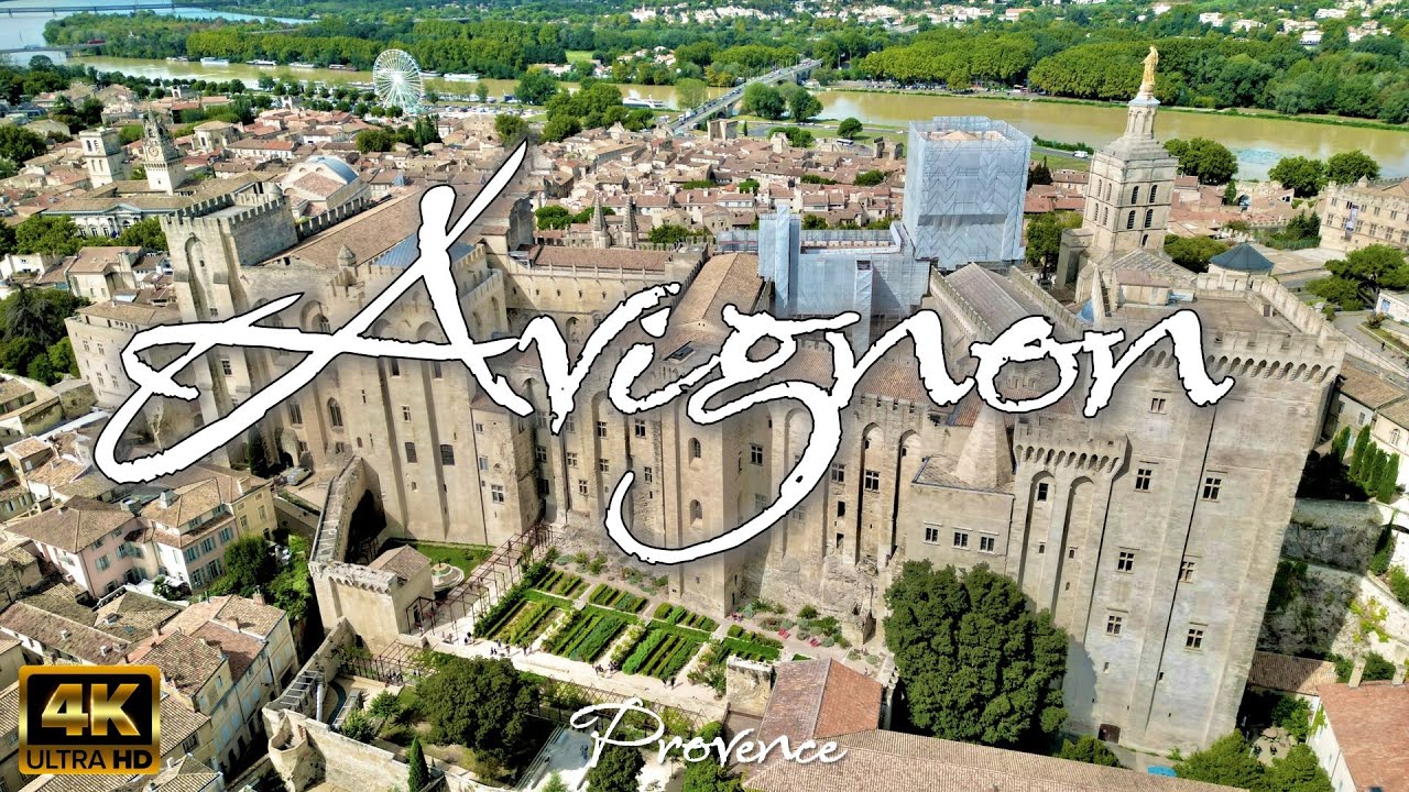AVIGNON (Provence) France 🇫🇷 [4K video] YouTube