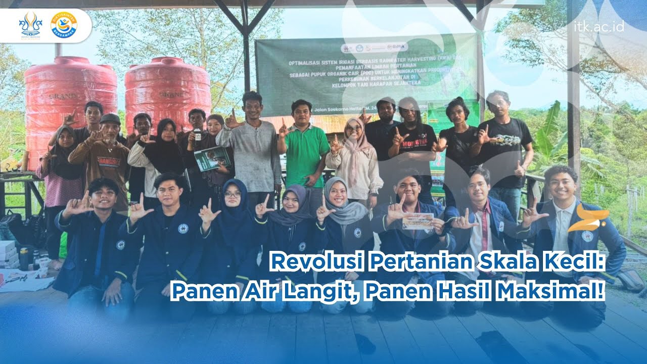 Penerapan Rainwater Harvesting dan POC Limbah Pertanian untuk Peningkatan Produktivitas Perkebunan