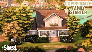 Copperdale Starter Family Home🍂The Sims 4 High School Years Speed Build