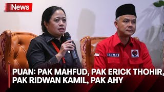 PDIP Ungkap 10 Nama Bakal Cawapres Pendamping Ganjar Pranowo