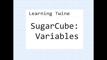 Twine 2.2: Learning Twine: SugarCube 2.28: Variables