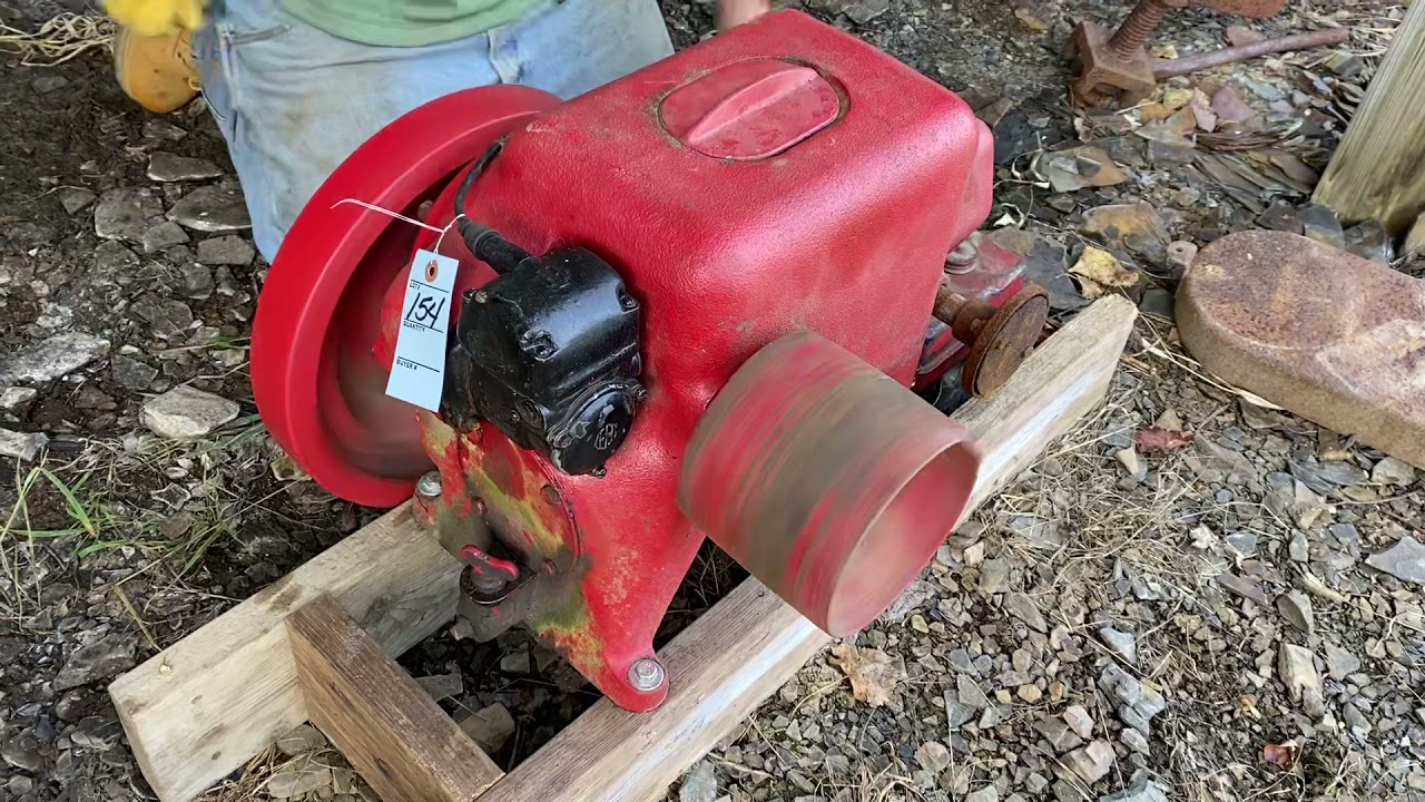 Lot 154 2 HP throttle governed engine YouTube