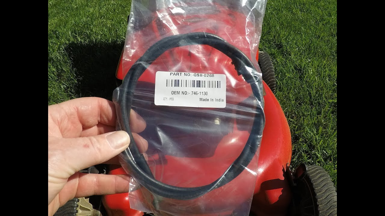 Troy Bilt Lawn Mower Replacing a Engine Control Cable 7461130