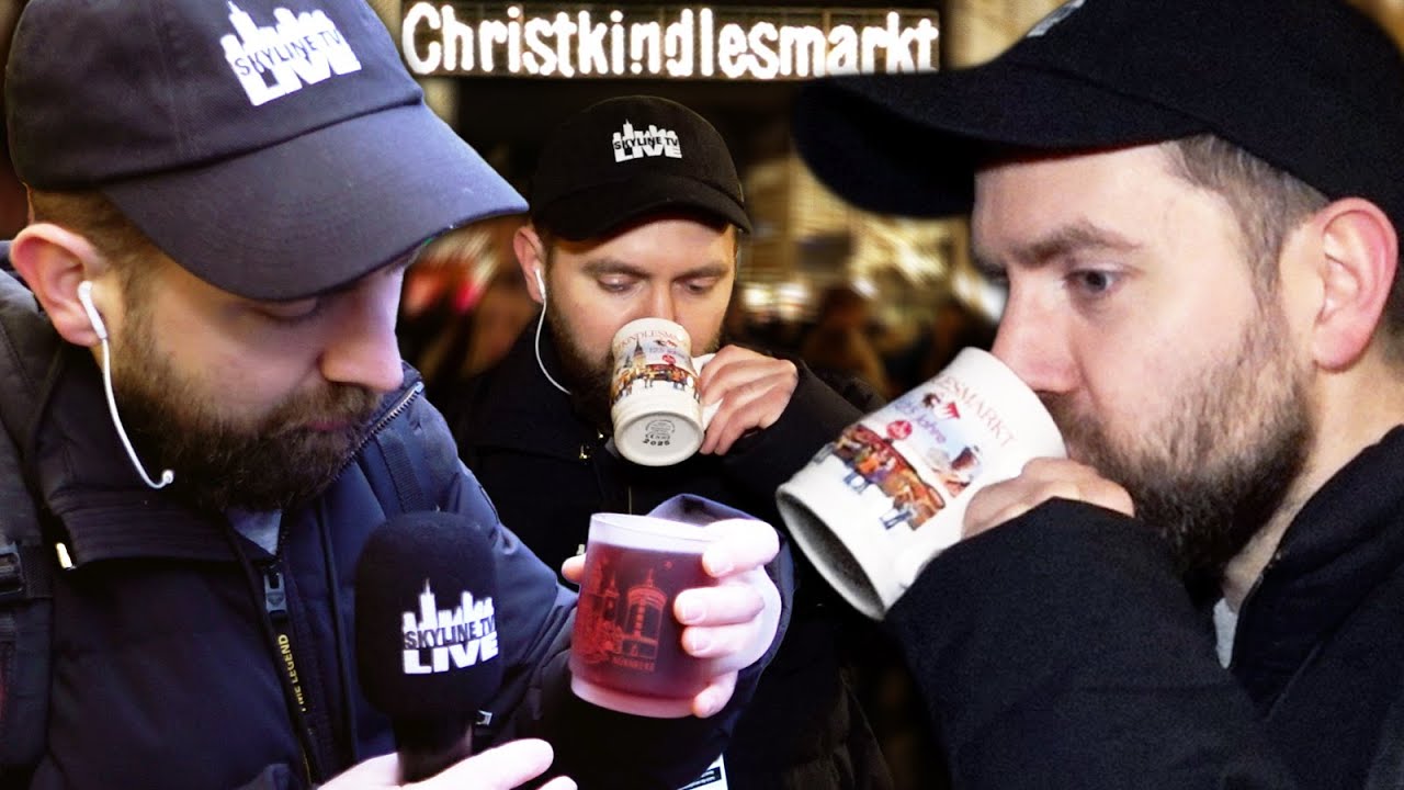 JEDEN GLÜHWEIN TESTEN auf dem CHRISTKINDLESMARKT in NÜRNBERG! 😅😍