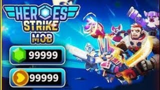 How to Heroes Strike offline Mod Download v90 Hack  Unlimited Game and coins 💯 🤯
