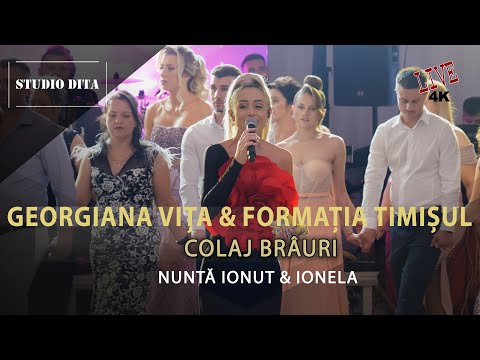 Georgiana Vita & Formatia Timisul ❌ Colaj Brauri 🎷 LIVE Nunta Ionela & Ioan NOU 2025