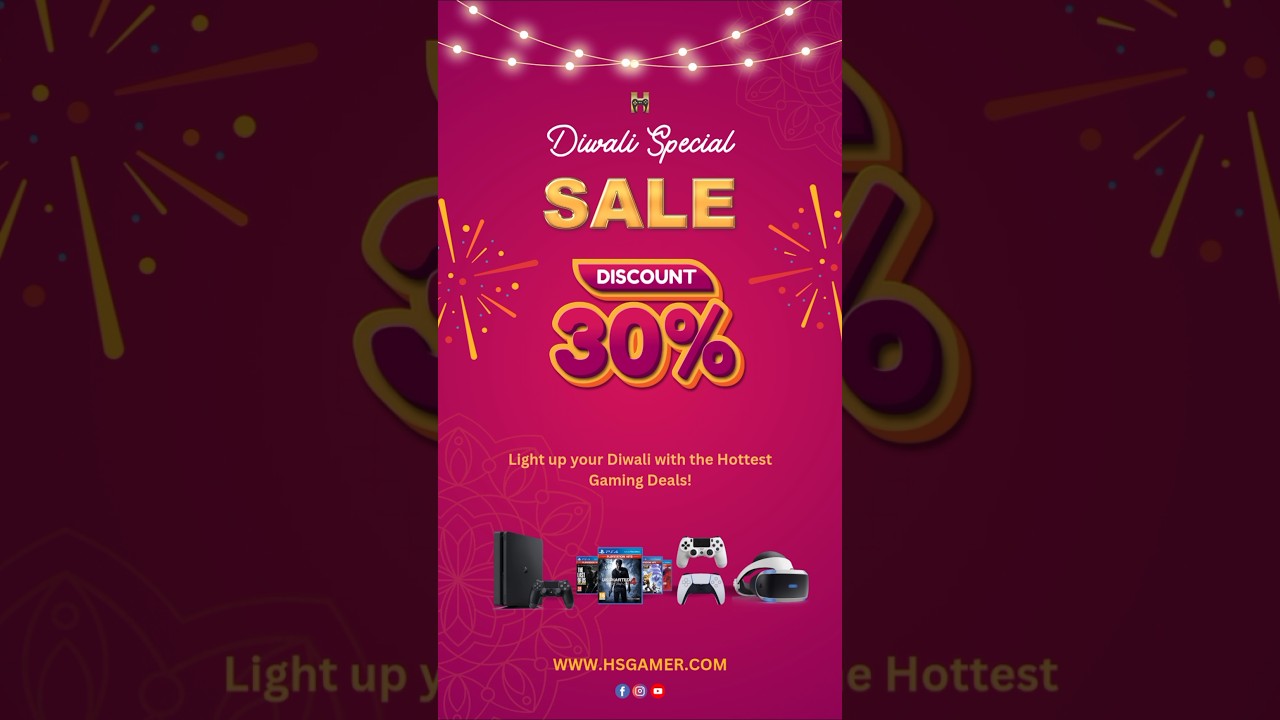 Diwali Special Sale | Limited Time Gaming Offers | Best Deals on PS4 & PS5 Games