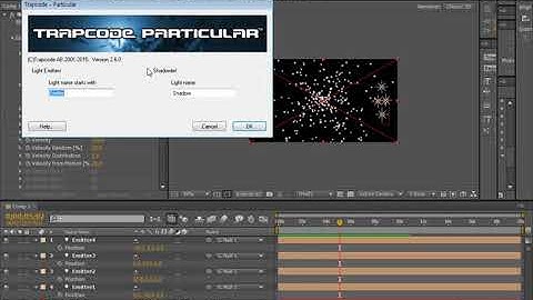 [트랩코드] 파티큘러로 여러개의 Light활용 나선형 회전모션 제작-1편:애펙(Trapcode Particular)
