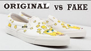 vans vault spongebob slip on