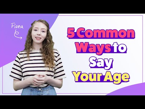 5 Common Ways to Say Your Age | Easy English Speaking