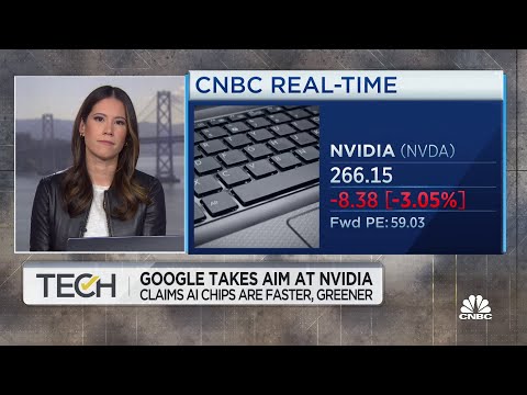 Google takes AIM at Nvidia, claims AI chips are faster, greener