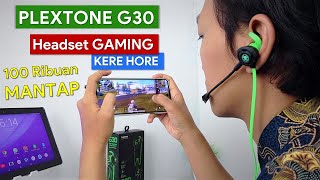 Headset GAMING MURAH 100 ribuan Mantap | Plextone G30 Indonesia